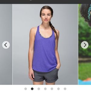 Lululemon-105 F Singlet*Silver-NWT-Sz 6-Heathered